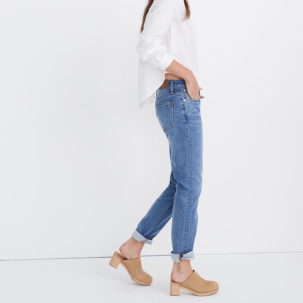 Madewell Boy All Cotton Jean Size 24 Slouchy Mid Rise